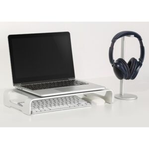 Stand da Scrivania per Monitor o Notebook Silver