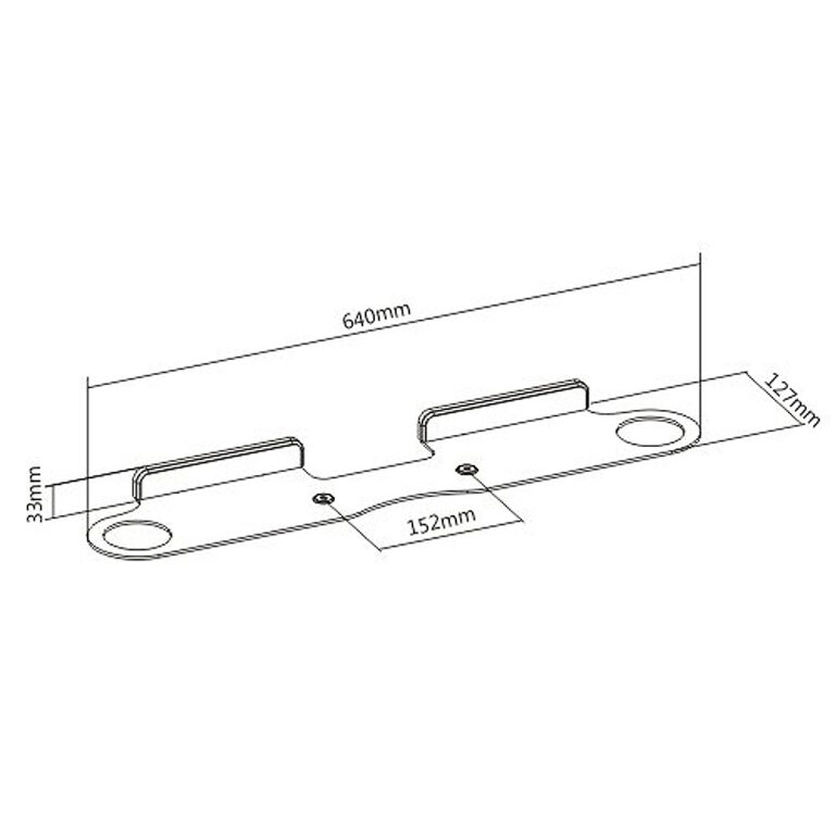 Supporto Compatto per Soundbar Sonos® da Parete