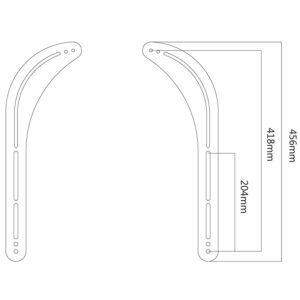 Supporto per Soundbar Sopra o Sotto TV 32-70''