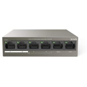 Switch Desktop 6 porte 10/100M con 4 Porte PoE 63W TEF1106P4-63W