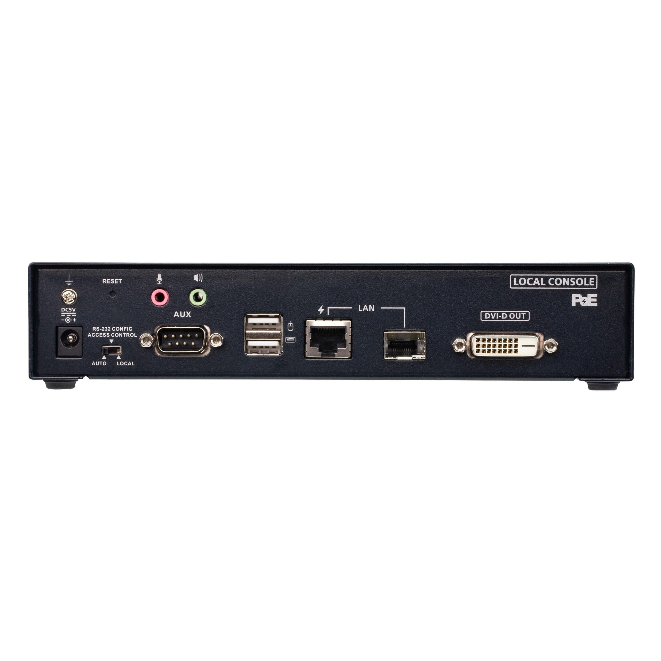 Trasmettitore KVM over IP 2K DVI-D Dual Link con PoE