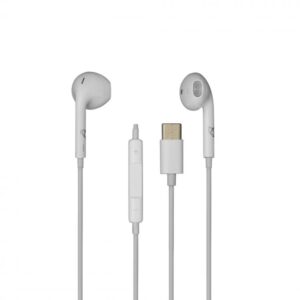 Auricolari Audio Stereo USB-C™ con Microfono Bianco