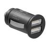 Caricatore Compatto da Auto 2 porte USB max.12W/2.4A Nero