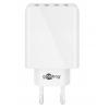 Caricatore da Muro USB a 4 vie 30W Bianco