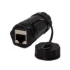 Doppia Presa IP68 RJ45 Cat.6A Femmina con Passacavo