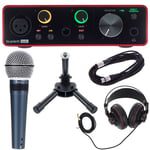 Focusrite Scarlett Solo 3rd Podcast Set