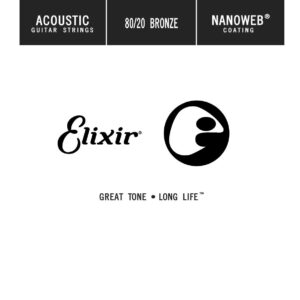 ELIXIR ITALIA 15156 ACOUSTIC 80/20 BRONZE NANOWEB SINGLE