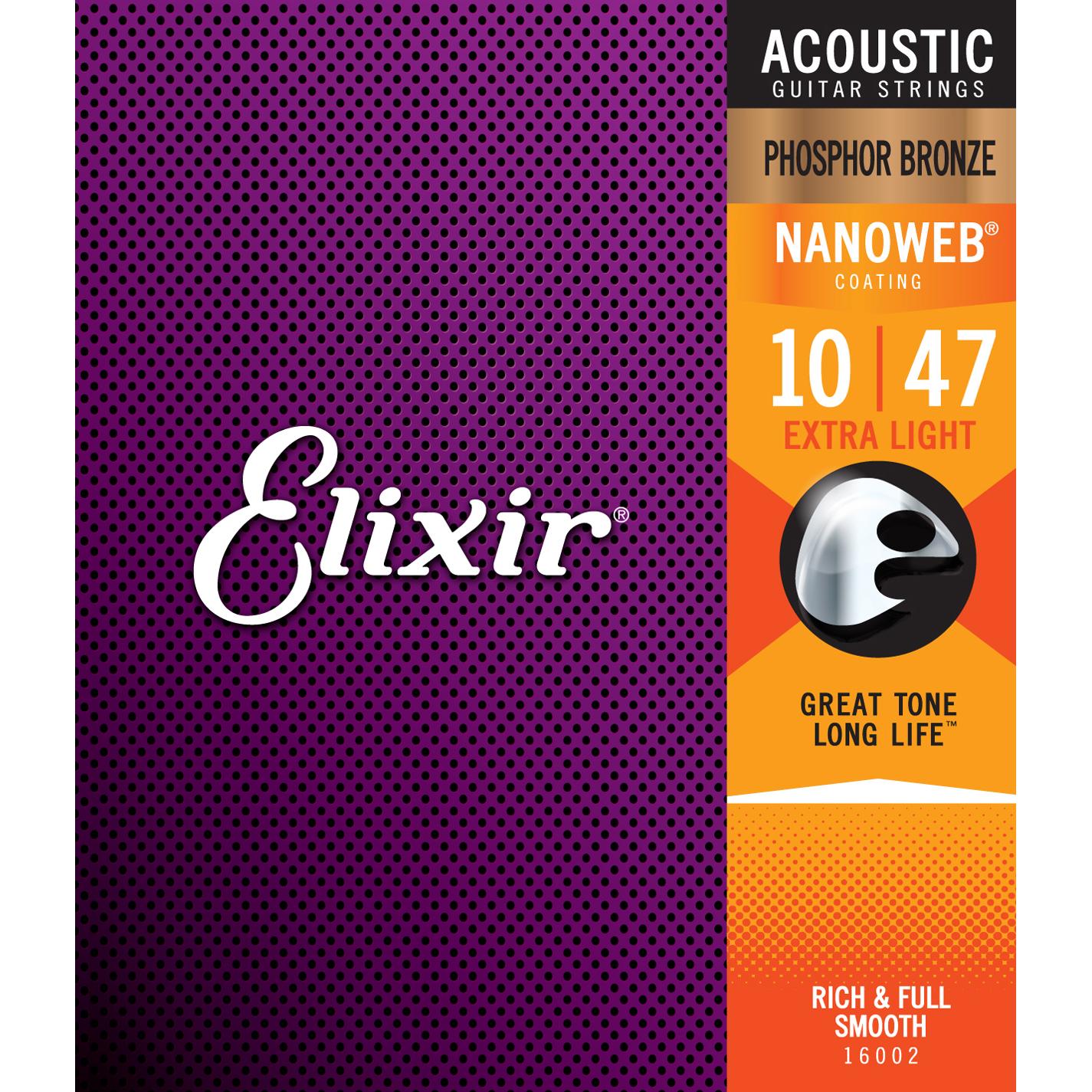 ELIXIR ITALIA 16002 ACOUSTIC PHOSPHOR BRONZE NANOWEB