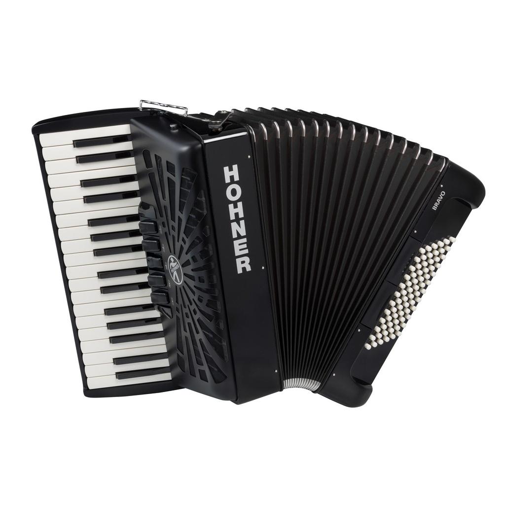 HOHNER BRAVO III 72 NERO A16622 SILENTKEY