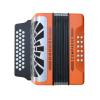 HOHNER EL REY DEL VALLENATO BBEBAB ARANCIONE SILVER GRILL