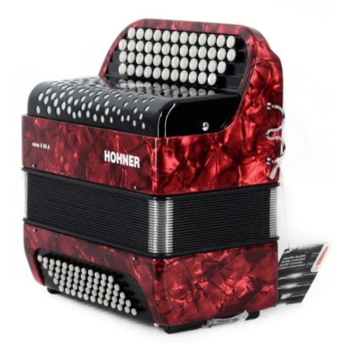 HOHNER NOVA II 60 A, RED, C-STEPPED