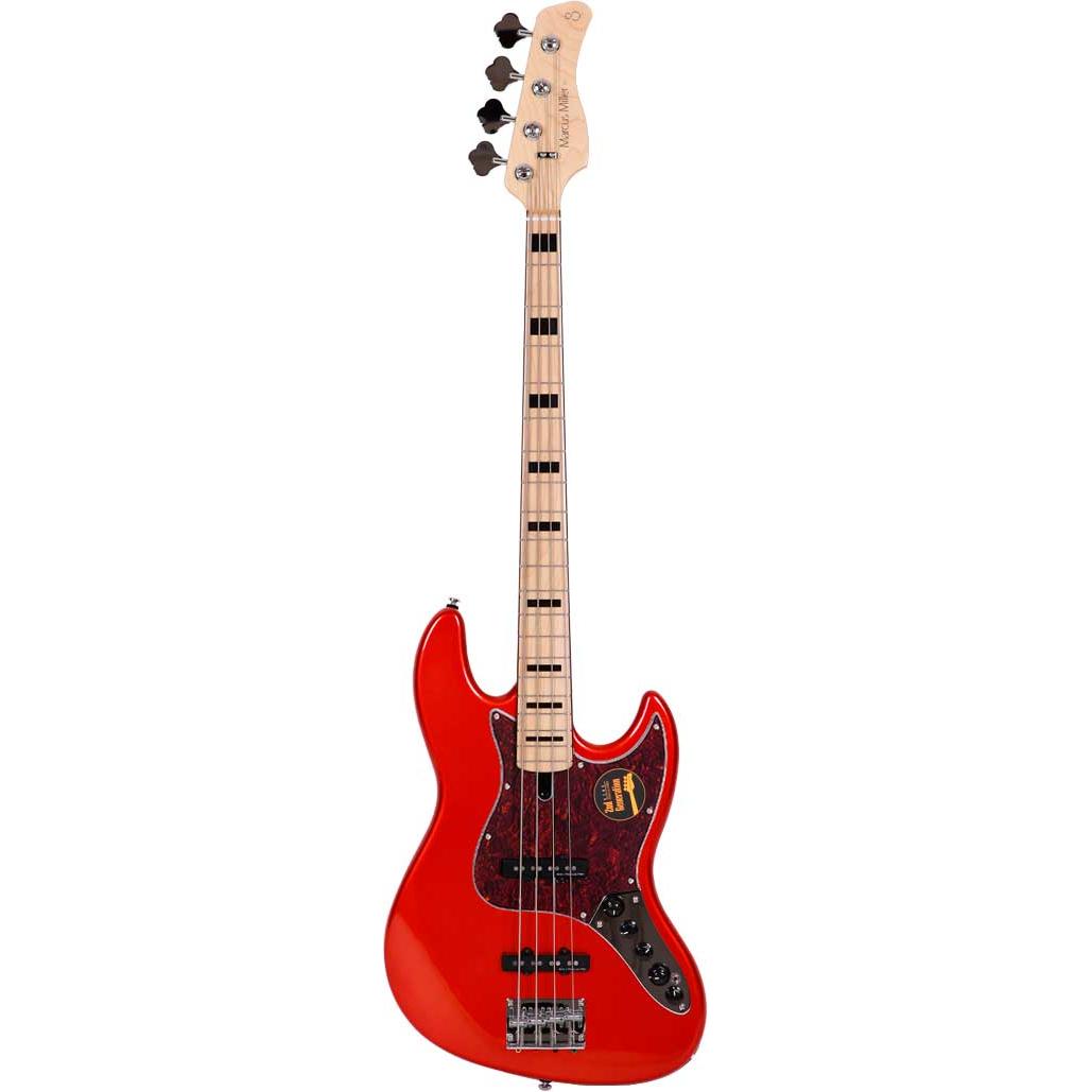 MARCUS MILLER V7 VINTAGE SWAMP ASH-4 (2ND GEN) BMR METALLIC RED