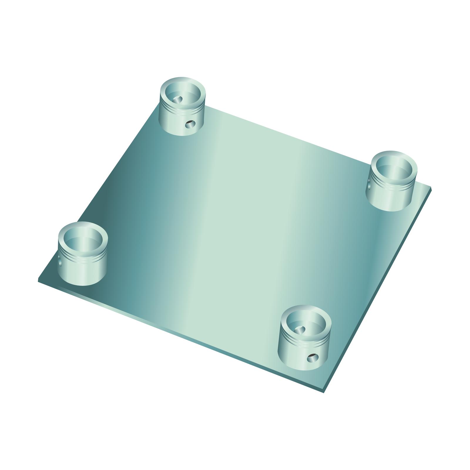 ALUTRUSS DECOLOCK DQ4-SBP Base Plate bk