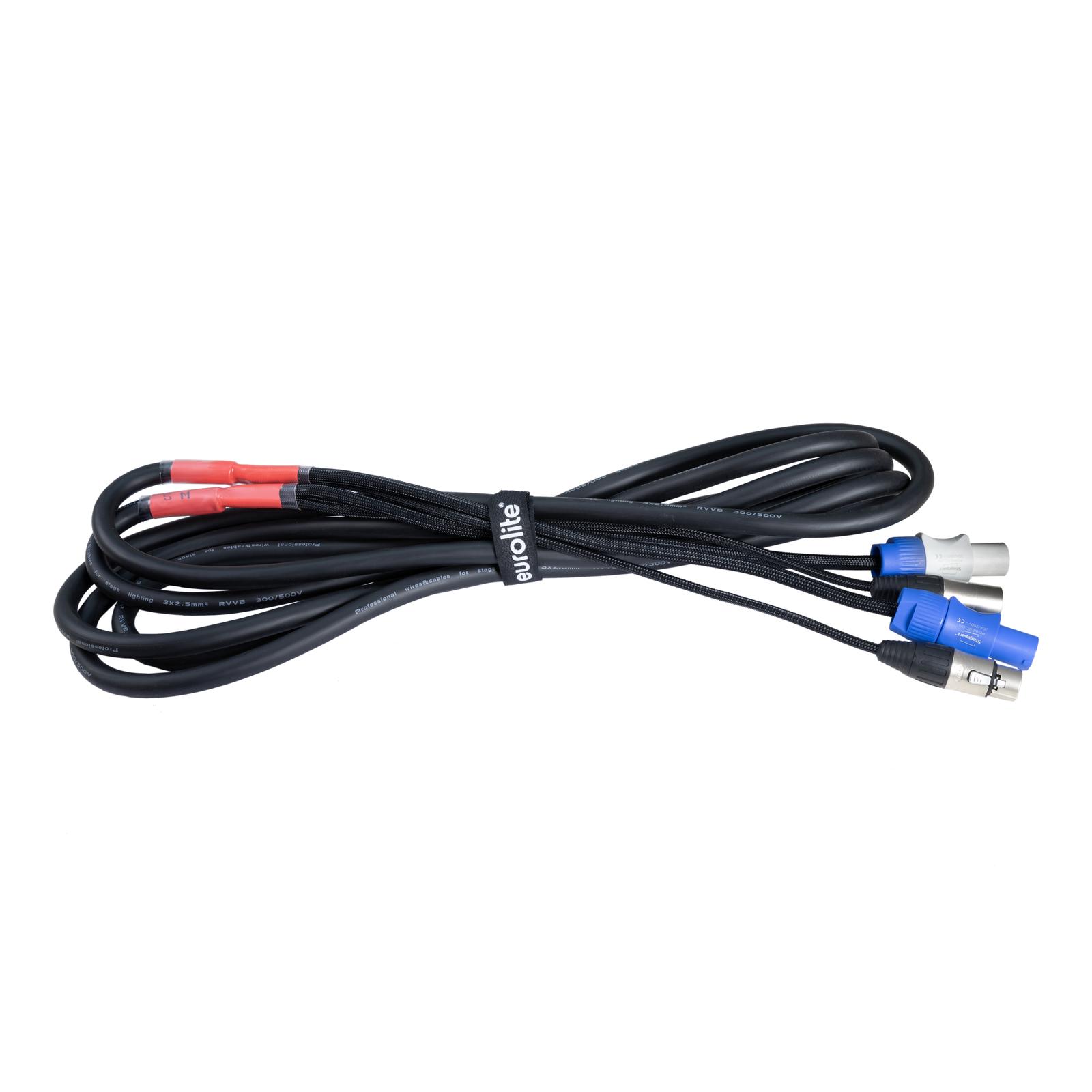 EUROLITE Combi Cable DMX P-Con/3 pin XLR 5m