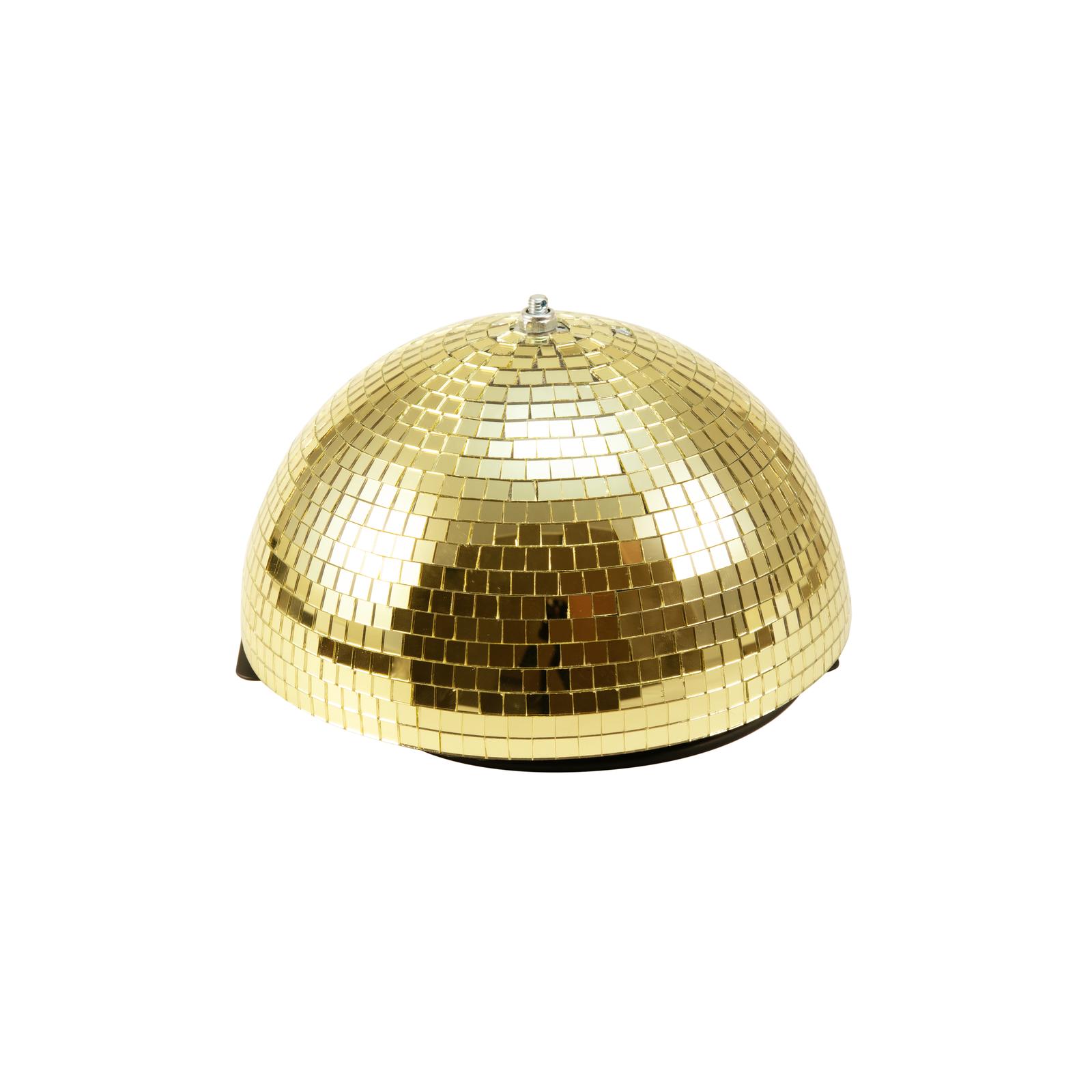 EUROLITE Half Mirror Ball 30cm gold motorized