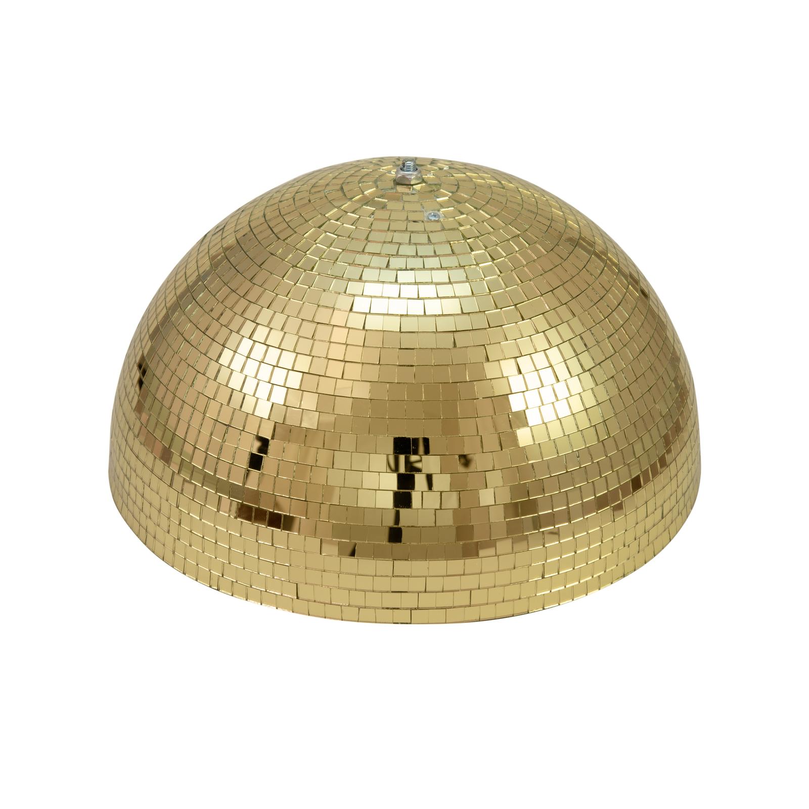 EUROLITE Half Mirror Ball 50cm gold motorized