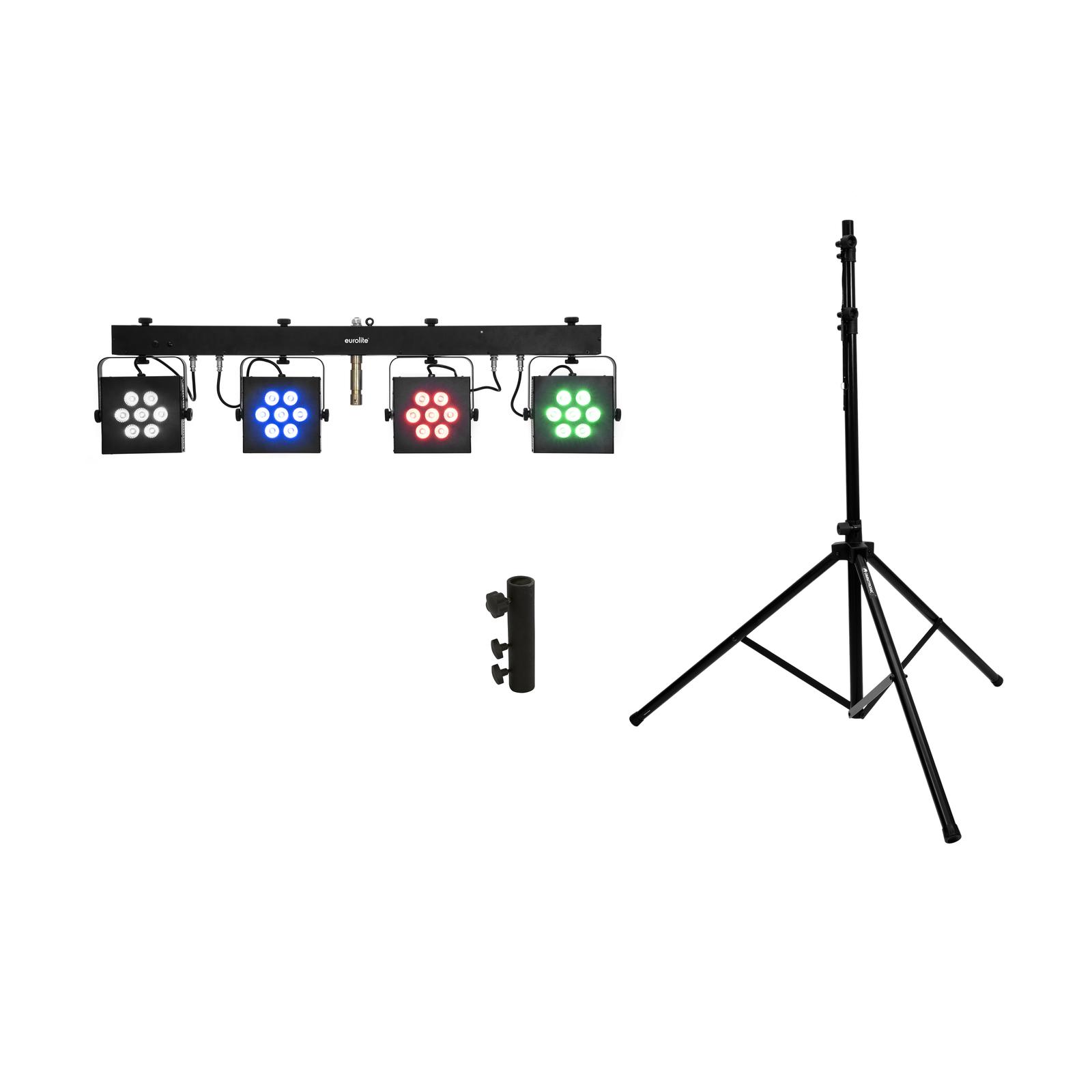 EUROLITE Set LED KLS-3002 + M-4 Speaker-System Stand