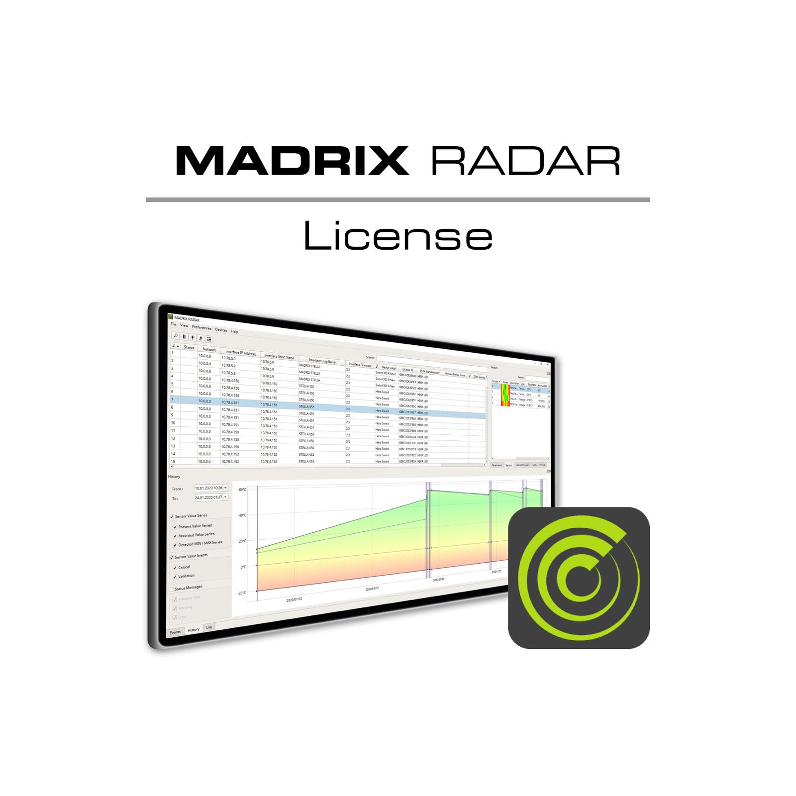 MADRIX Software RADAR big data Yearly License