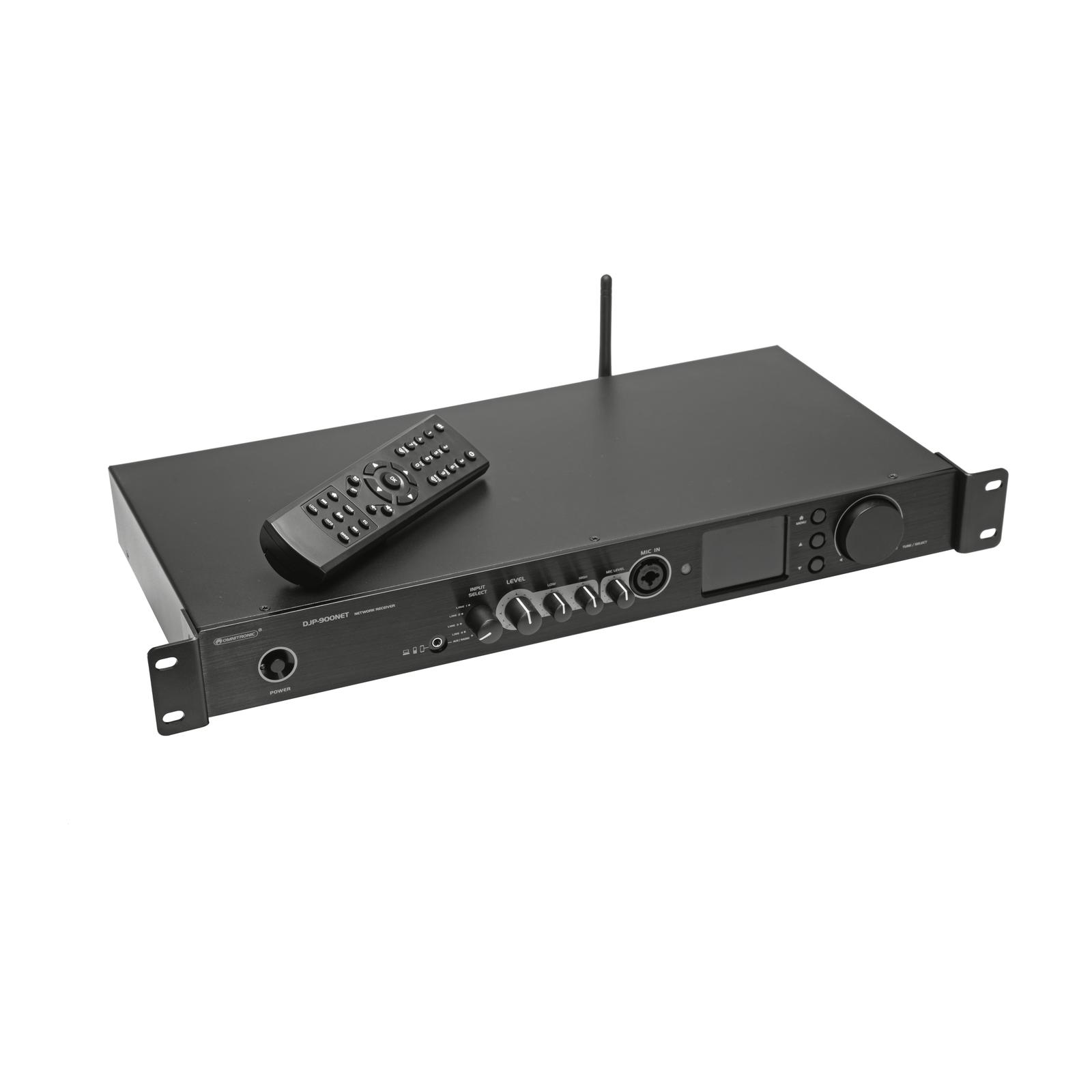 OMNITRONIC DJP-900NET Class D Amplifier with Internet Radio