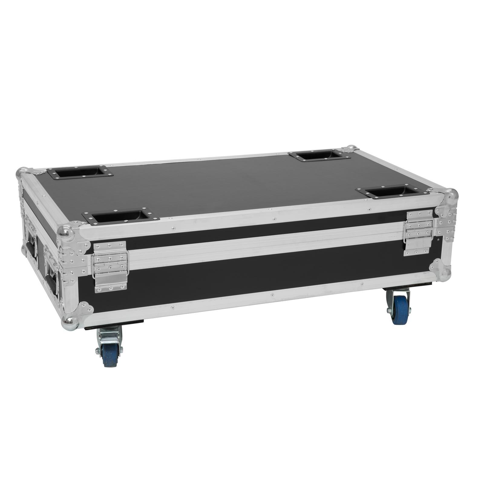 ROADINGER Flightcase 4x AKKU BAR-6 QCL with charging function