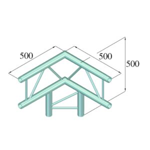 ALUTRUSS BILOCK BQ2-SPAL31V 3-way Corner 90° bk