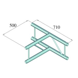 ALUTRUSS BILOCK BQ2-SPAT36V 3-way T-Piece 90° bk