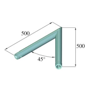 ALUTRUSS DECOLOCK DQ1-SC19 2-Way Corner 45° bk