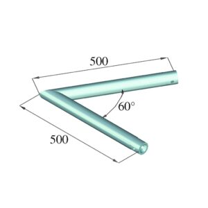 ALUTRUSS DECOLOCK DQ1-SC20 2-Way Corner 60° bk