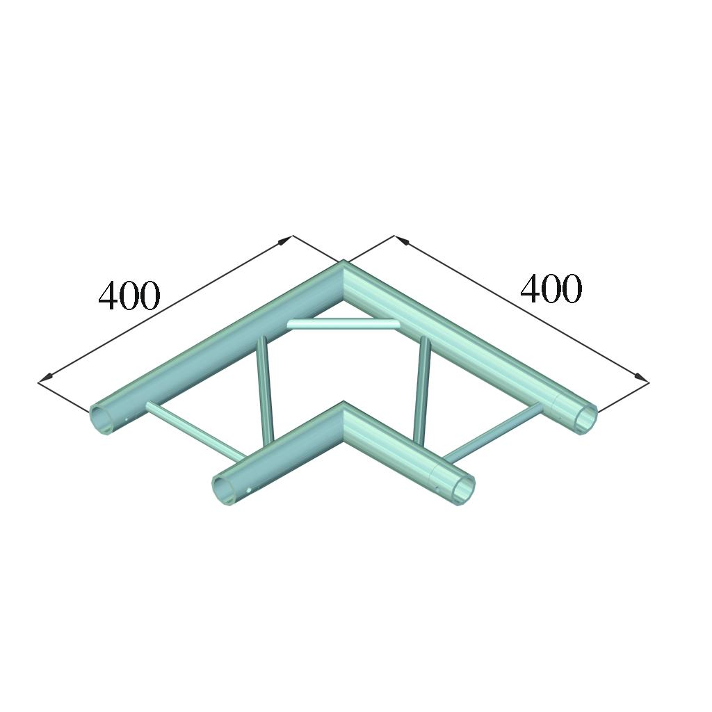 ALUTRUSS DECOLOCK DQ2-SPAC21H 2-way Corner 90° bk