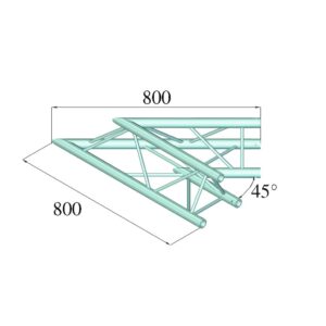 ALUTRUSS DECOLOCK DQ3-SPAC19 2-Way Corner 45° bk