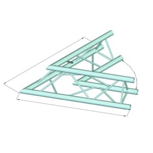 ALUTRUSS DECOLOCK DQ3-SPAC20 2-Way Corner 60° bk