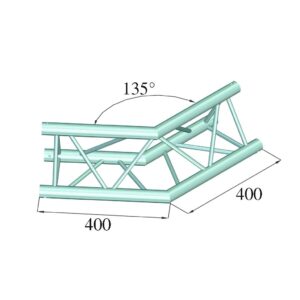 ALUTRUSS DECOLOCK DQ3-SPAC23 2-Way Corner 135° bk