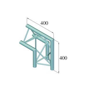 ALUTRUSS DECOLOCK DQ3-SPAC24 2-Way Corner 90° bk