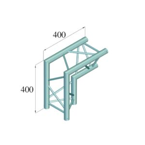 ALUTRUSS DECOLOCK DQ3-SPAC25 2-Way Corner 90° bk