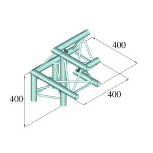 ALUTRUSS DECOLOCK DQ3-SPAL31 3-Way Corner 90° bk