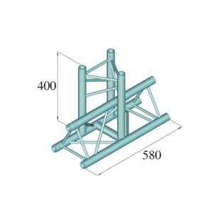 ALUTRUSS DECOLOCK DQ3-SPAT35 3-Way T-Piece 90° bk