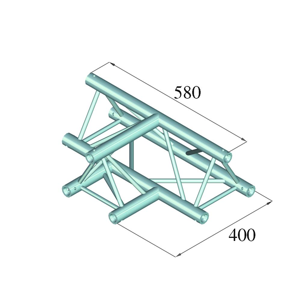 ALUTRUSS DECOLOCK DQ3-SPAT36 3-Way T-Piece 90° bk