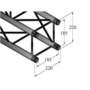 ALUTRUSS DECOLOCK DQ4-S750 4-Way Cross Beam bk