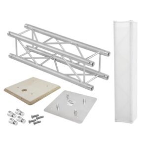 ALUTRUSS Set QUADLOCK Truss stand 100cm + Wooden panel