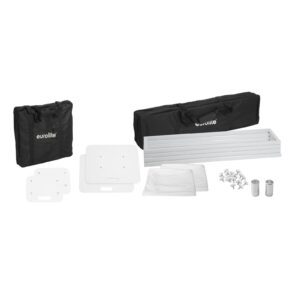 EUROLITE 2x Stage Stand 150cm incl. Cover and Bag, white