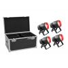 EUROLITE Set 4x LED IP Tourlight 120 QCL + Case