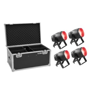 EUROLITE Set 4x LED IP Tourlight 120 QCL + Case