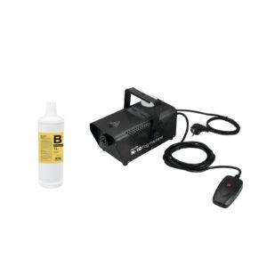 EUROLITE Set N-10 black + B2D Basic smoke fluid 1l