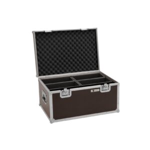 ROADINGER Flightcase 4x LED 4/7C-12 Silent Slim Spot