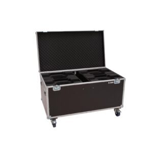 ROADINGER Flightcase 4x LED TMH-X10