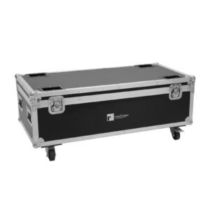 ROADINGER Flightcase 8x AKKU IP PAR 7 QCL WDMX with charging function