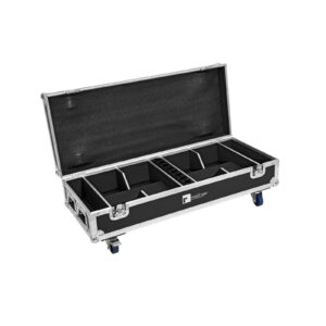 ROADINGER Flightcase 8x AKKU IP UP-4 QuickDMX with charging function