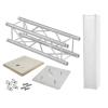 ALUTRUSS Set QUADLOCK Truss stand 100cm + Wooden panel