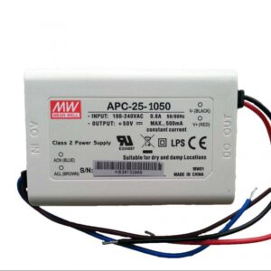 Led Driver CC Trasformatore 1050mA 9V-24V DC 25W IP42 Mean Well APC-25-1050