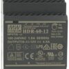 Trasformatore Rotaia Industriale 12V 54W Barra Guida DIN Rail Power Supply Universale Mean Well HDR-60-12